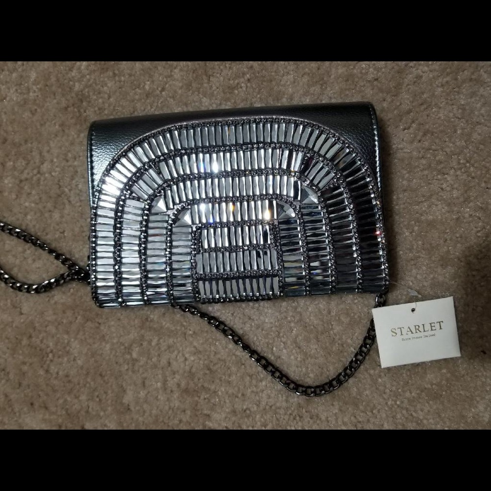 Starlet Rhinestone Clutch Bag